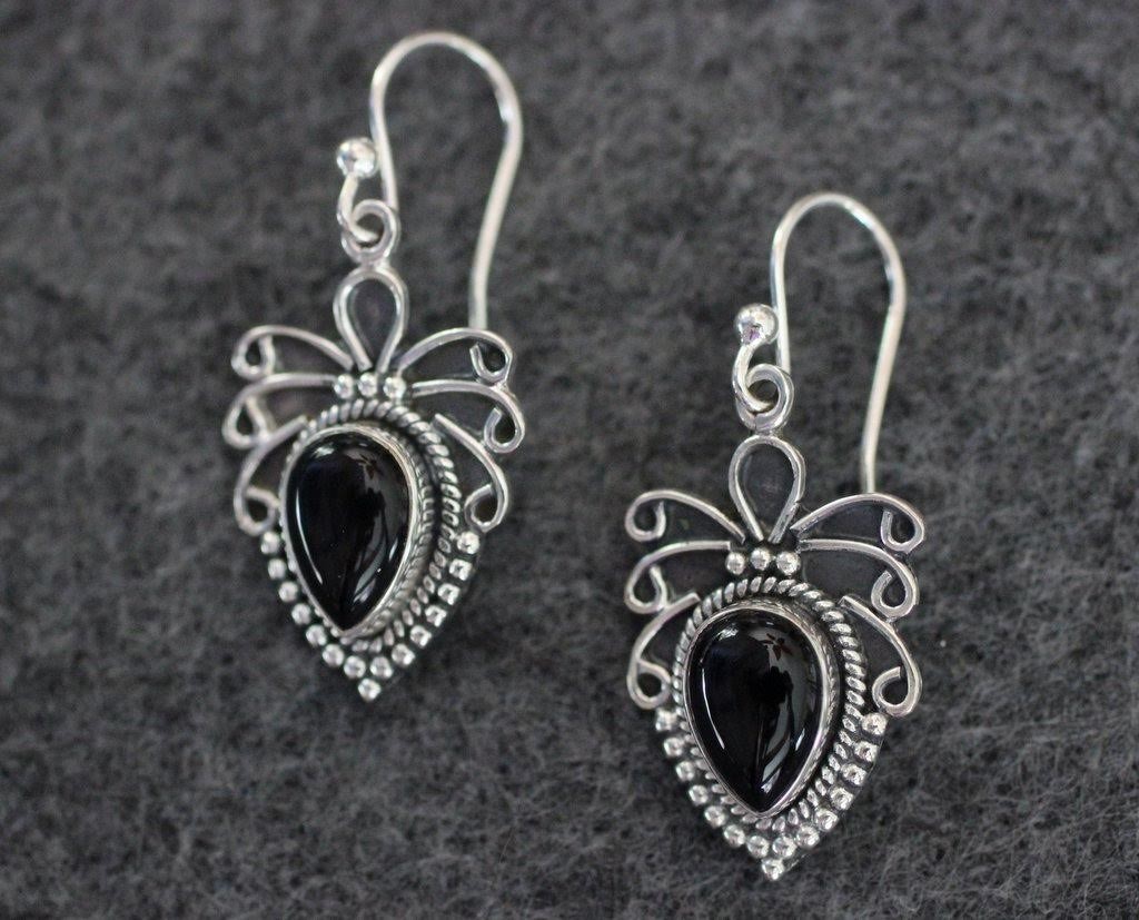 Aztec Onyx earrings